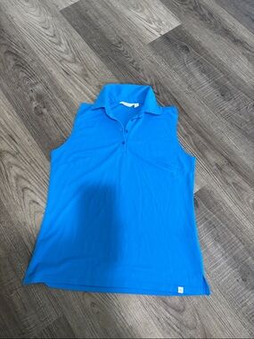 Lady Hagen Electric Blue Sleeveless Polo